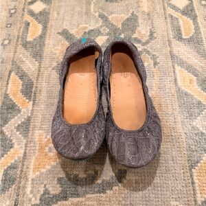 Tieks ballet flats - slate gray croc patent 7